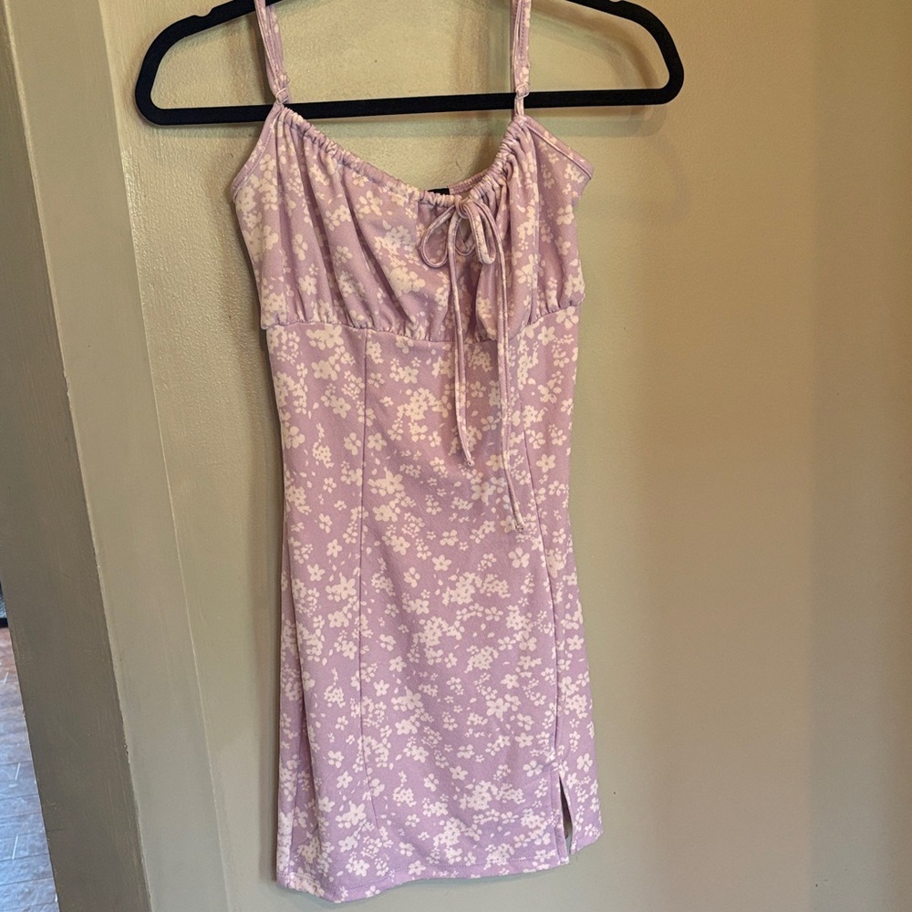 Streetwear Society Lilac Floral Dress